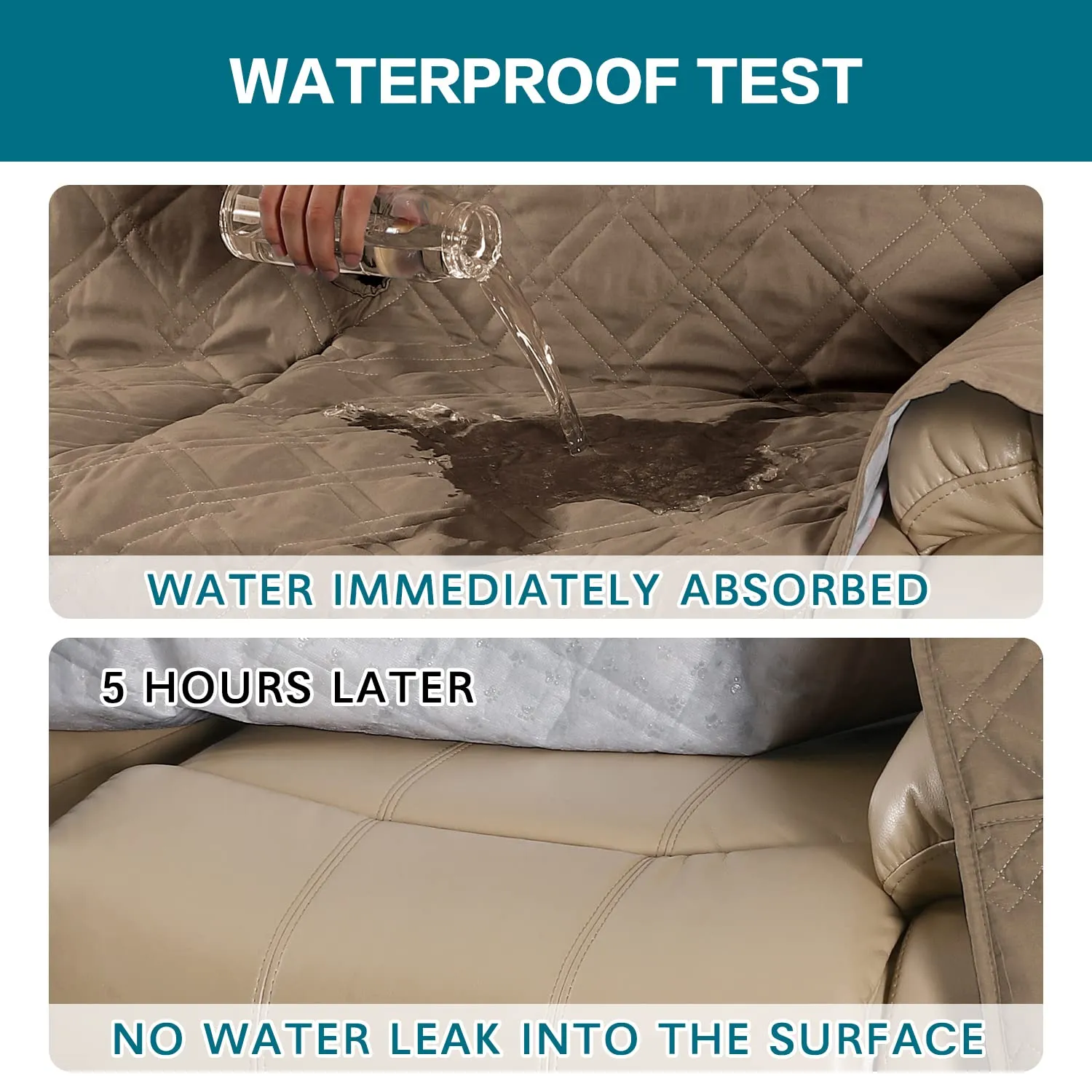 100% Waterproof Recliner Sofa Cover