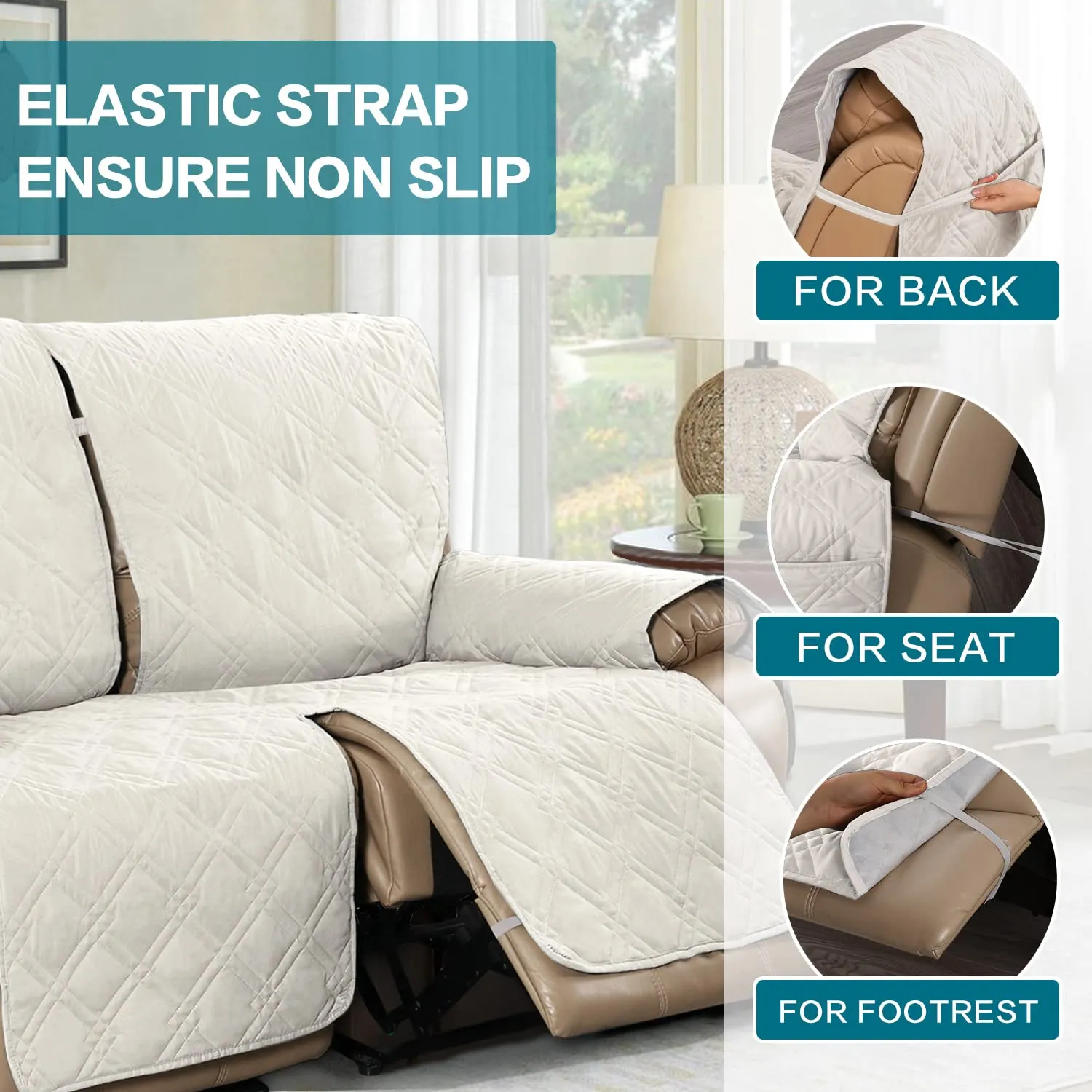 100% Waterproof Recliner Sofa Cover