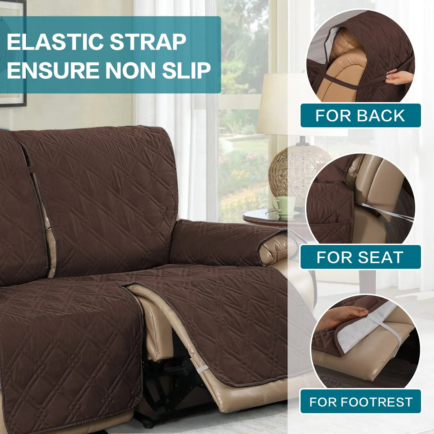 100% Waterproof Recliner Sofa Cover