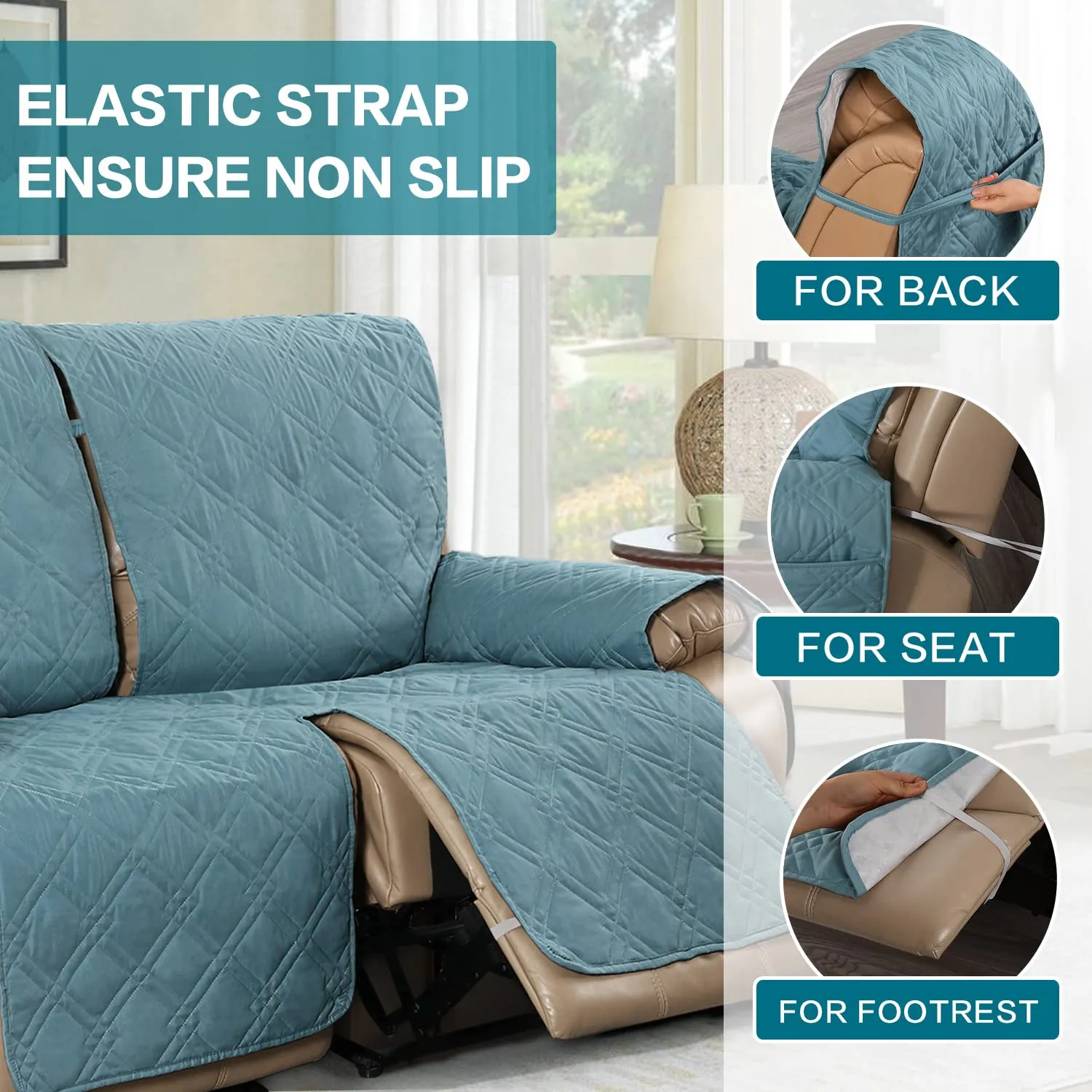 100% Waterproof Recliner Sofa Cover