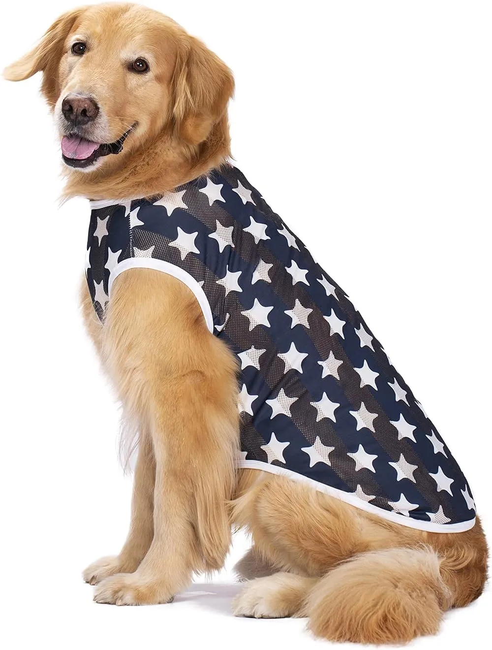 2 Pack Camo Dog Tshirts for Medium Large Dogs, Quick Dry Dog Cooling Vest Shirt T-Shirts Girl Boy,Breathable Stretchy Tank Top Sleeveless Vest Tee Shirt Pet Clothes Apparel