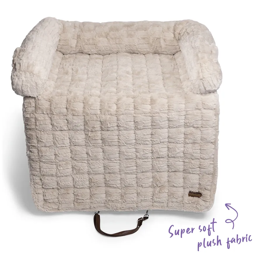 3-in-1 Couch n’ Car Cover Pet Bed - Honey
