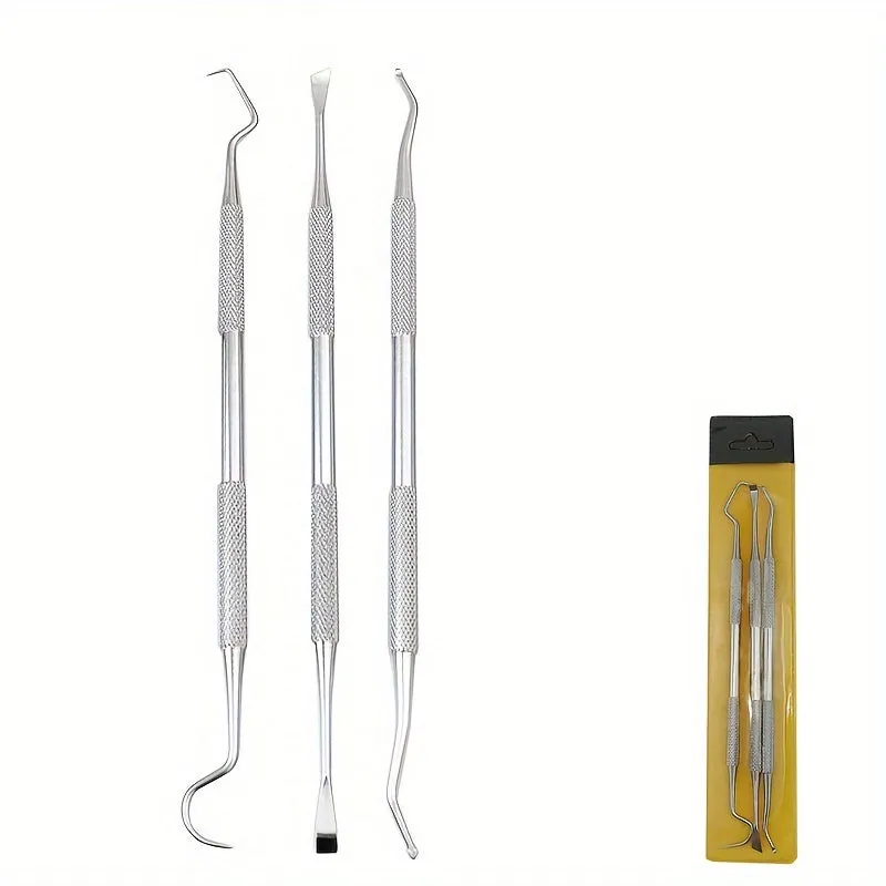 3pc Stainless Steel Pet Dental Kit for Teeth Cleaning