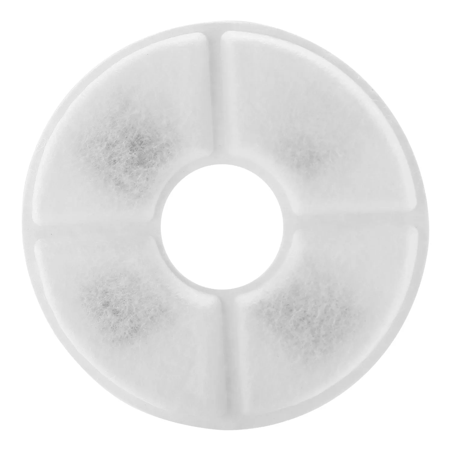 4Pcs Pet Cat Water Fountain Replacement Filters Active Carbon Filter for 1.6L/2.4L Pet Fountain Dispenser Waterer