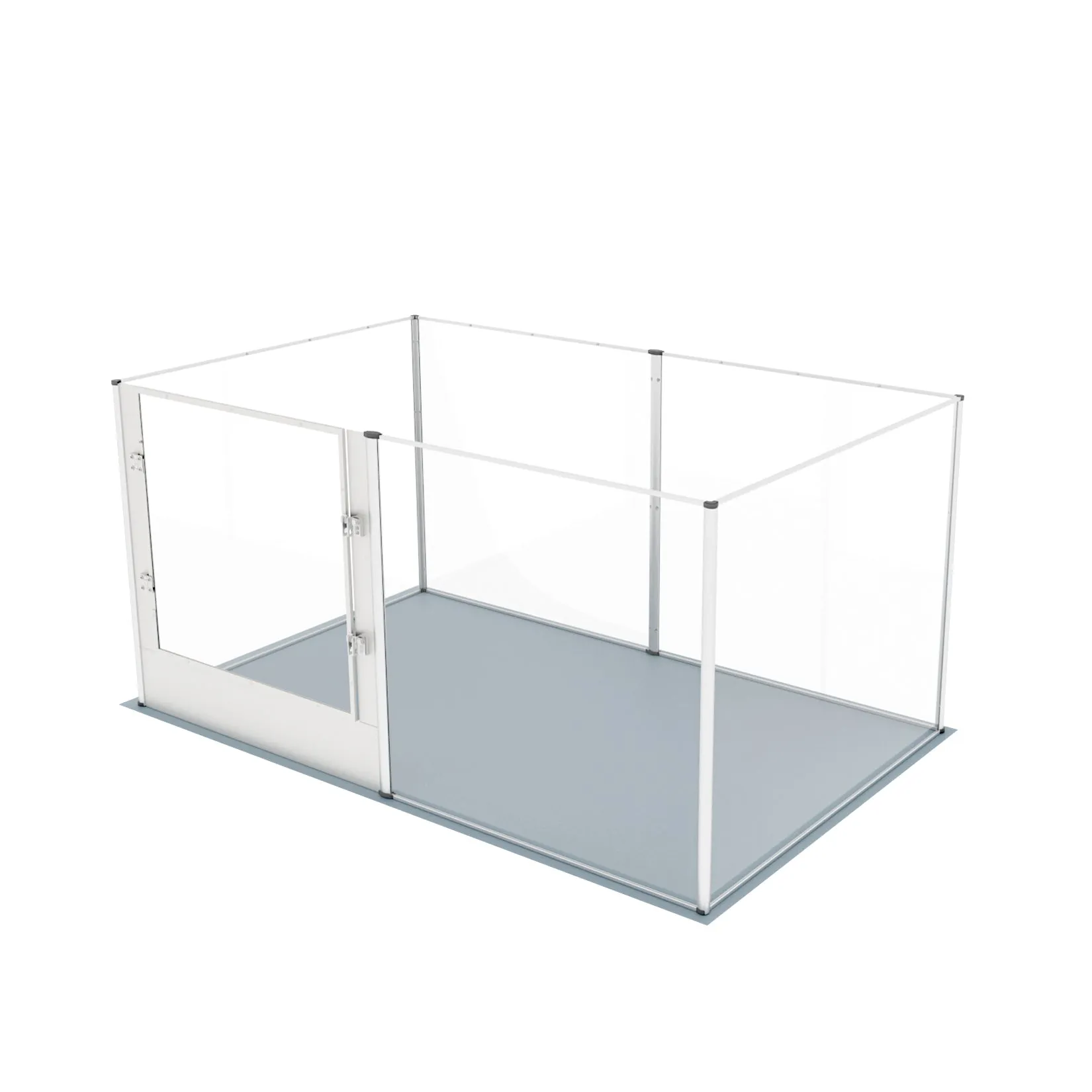 Acrylic Dog Playpen Fence: Indoor Clear Acrylic Pet Whelping Pen Box Dog Playpen Kennel Crate 80cm Taller with Waterproof Pad for Dogs, Rabbits, Guinea Pig