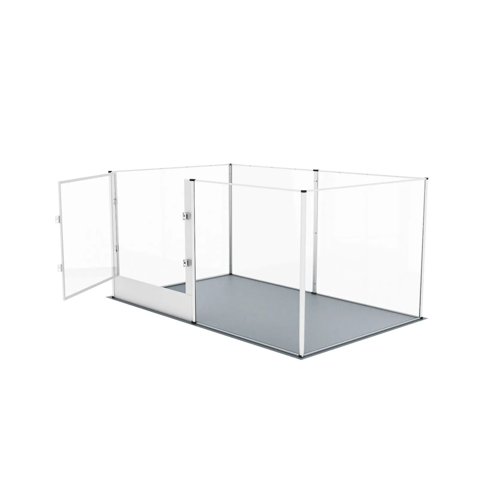 Acrylic Dog Playpen Fence: Indoor Clear Acrylic Pet Whelping Pen Box Dog Playpen Kennel Crate 80cm Taller with Waterproof Pad for Dogs, Rabbits, Guinea Pig
