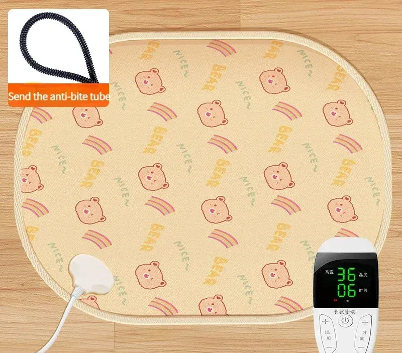 AiroPaws™ Premium Adjustable Pet Heating Pad Blanket for Dogs, Cats, and Puppies | Electric Warmer Mat with Power-Off Protection, Waterproof Design, and Bite-Resistant Wire | Cozy Comfort for Your Furry Friends