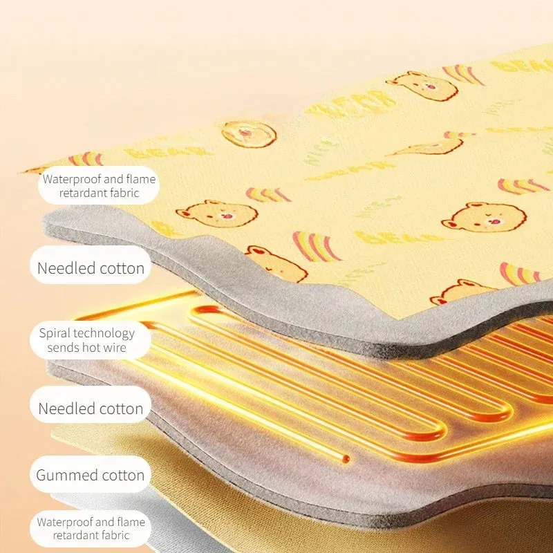 AiroPaws™ Premium Adjustable Pet Heating Pad Blanket for Dogs, Cats, and Puppies | Electric Warmer Mat with Power-Off Protection, Waterproof Design, and Bite-Resistant Wire | Cozy Comfort for Your Furry Friends