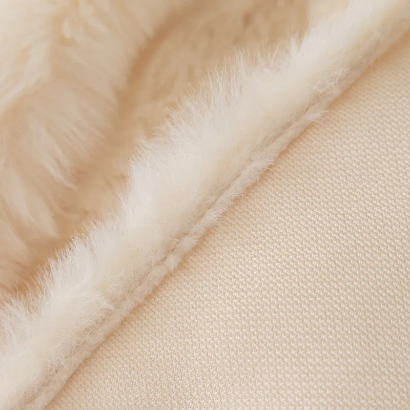 Aria Faux Rabbit Fur Couch Sofa Cover Blanket