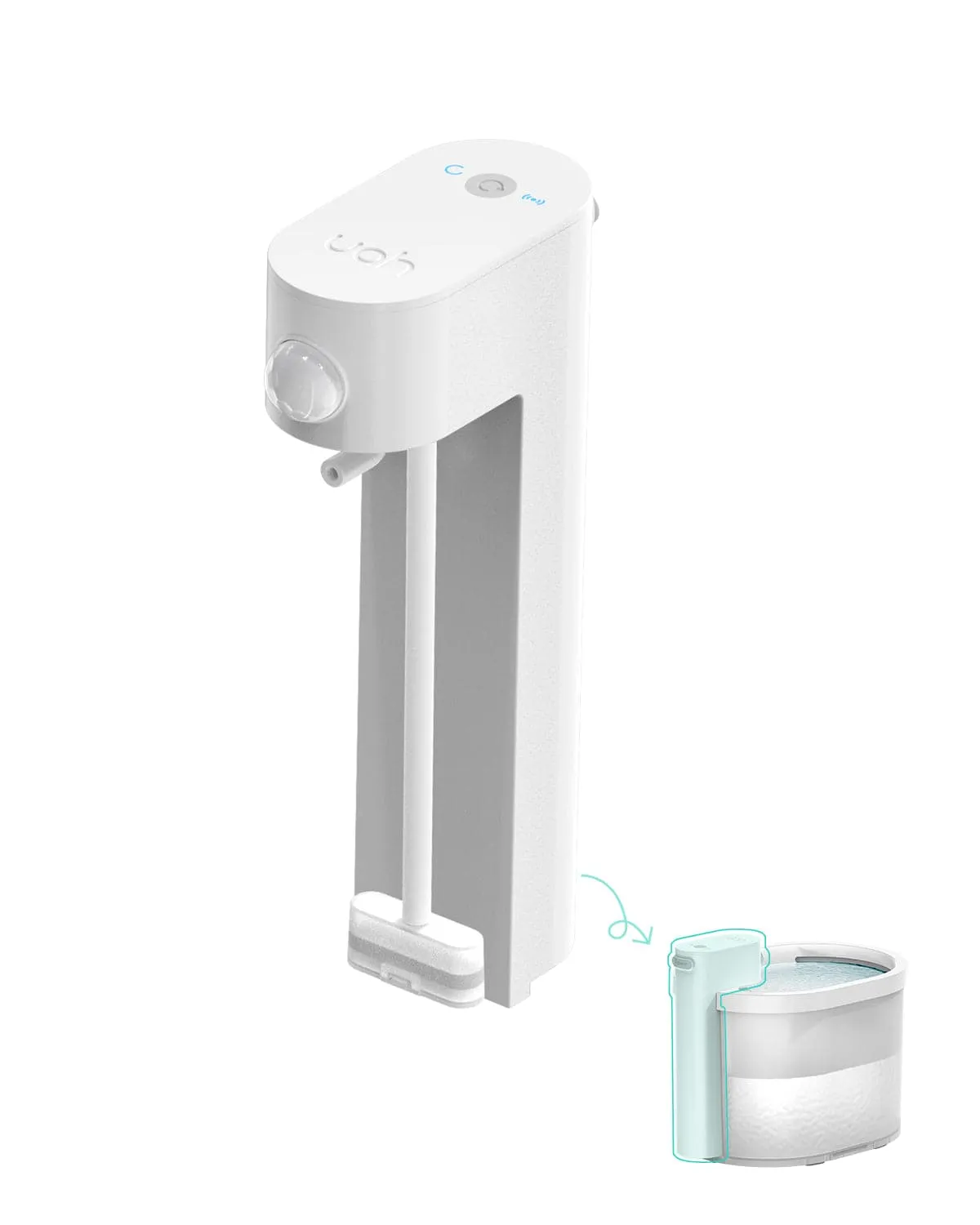 [BOGO] Wireless Cat Water Fountain & Free Smart Litter Deodorizer