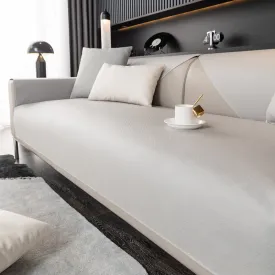 Bonnie Faux Leather Waterproof Couch Cover
