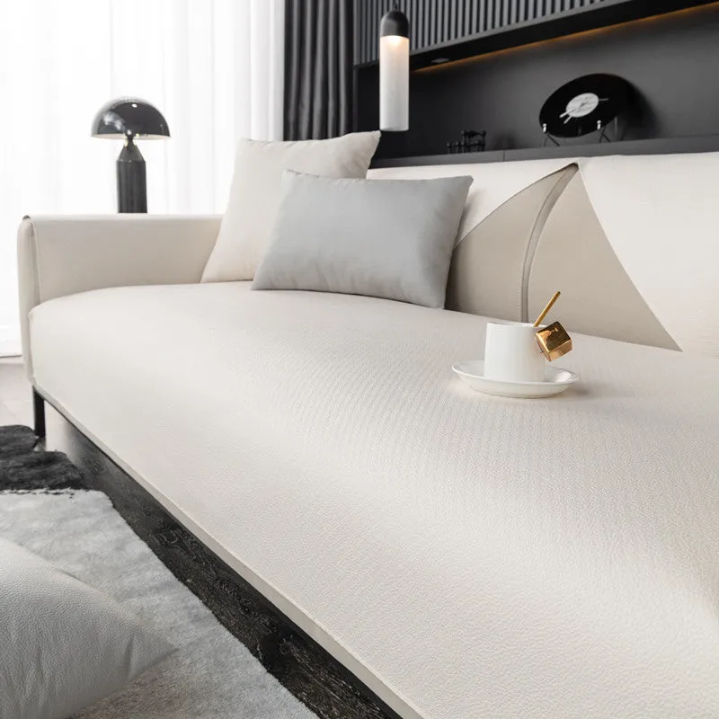 Bonnie Faux Leather Waterproof Couch Cover