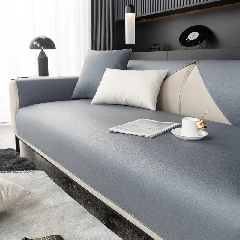 Bonnie Faux Leather Waterproof Couch Cover