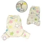 Colorful Stars Ultra Plush Front Sleeveless Dog Pajamas