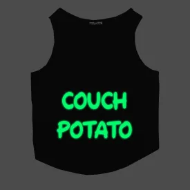 Couch Potato Night Glow Printed Cat Tee