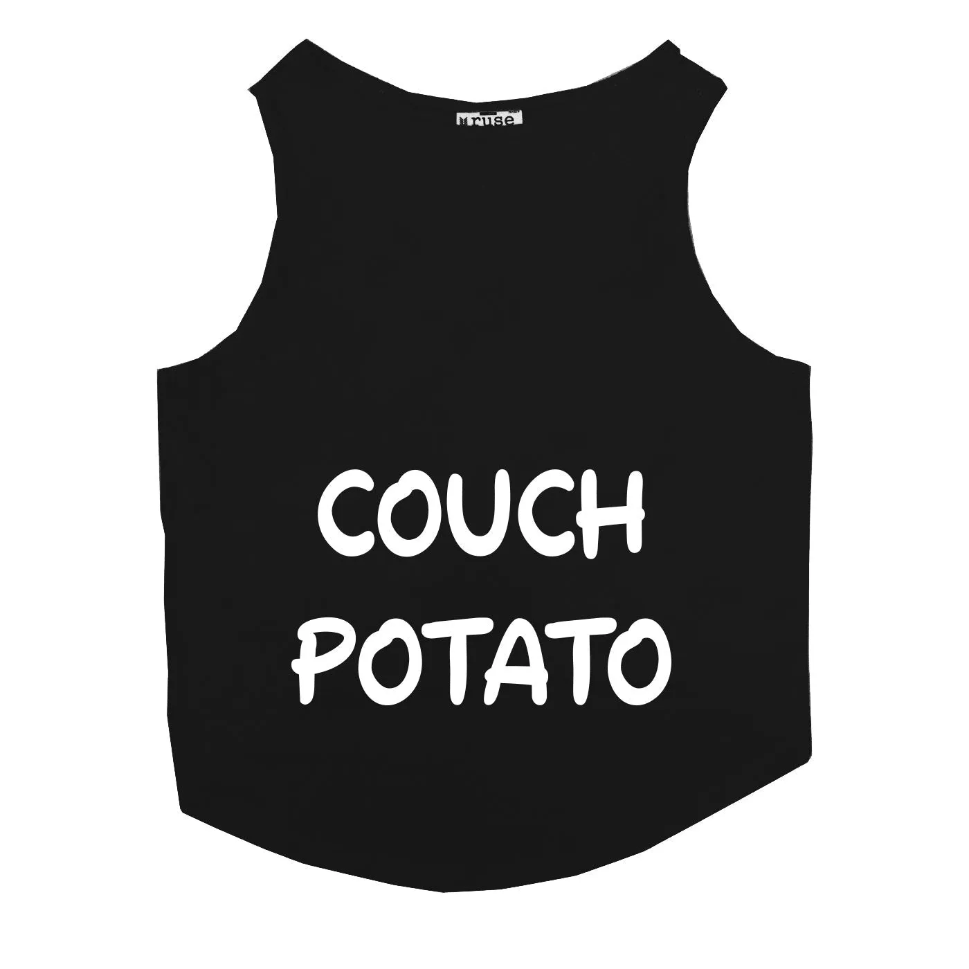 Couch Potato Night Glow Printed Cat Tee