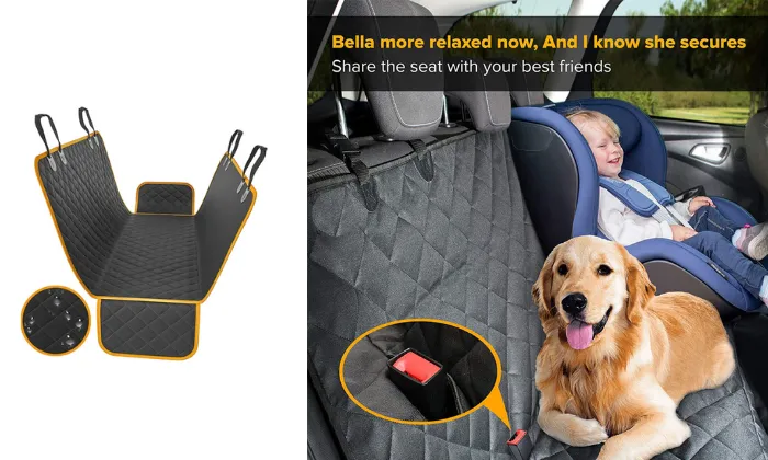Dog Back Seat Cover Protector
