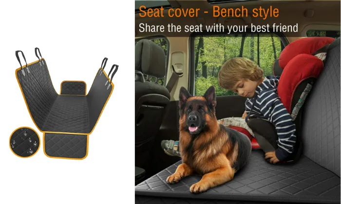 Dog Back Seat Cover Protector