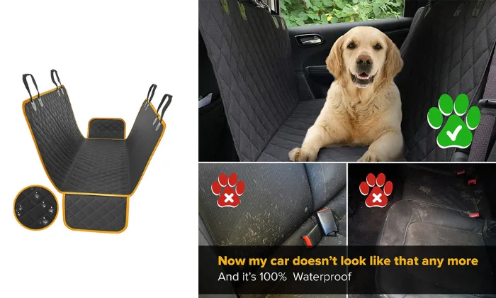 Dog Back Seat Cover Protector