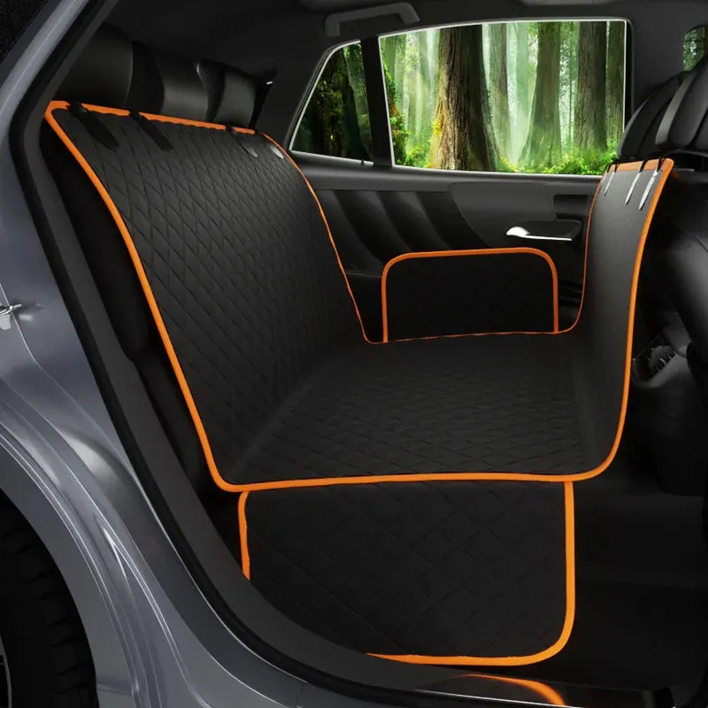 Dog Car Seat Cover | Waterproof Pet Travel Carrier Hammock | Rear Back Seat Protector Mat | Safety Carrier for Dogs
