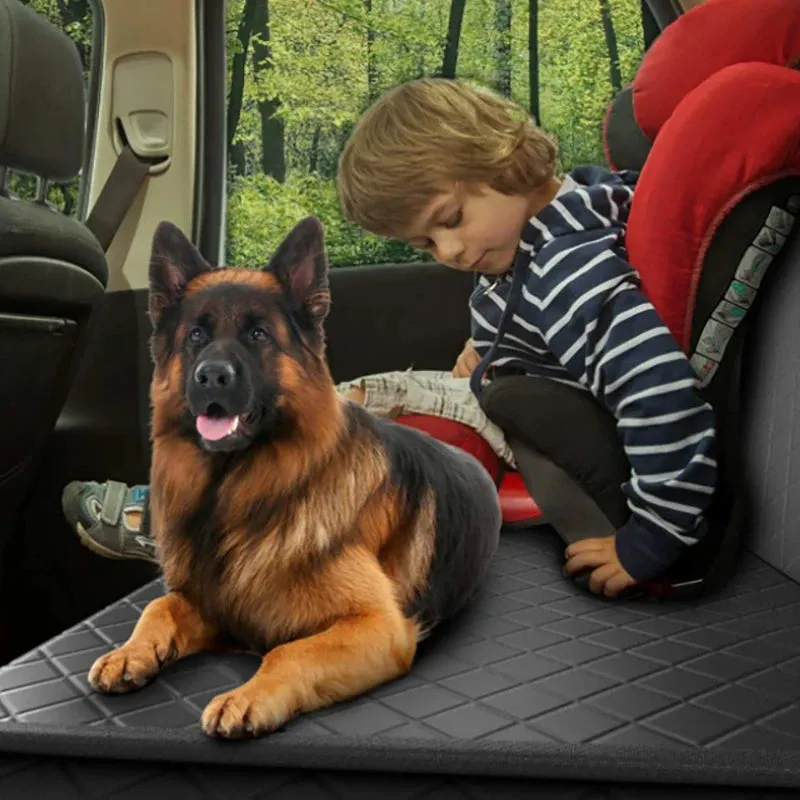 Dog Car Seat Cover | Waterproof Pet Travel Carrier Hammock | Rear Back Seat Protector Mat | Safety Carrier for Dogs