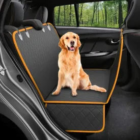 Dog Car Seat Cover | Waterproof Pet Travel Carrier Hammock | Rear Back Seat Protector Mat | Safety Carrier for Dogs