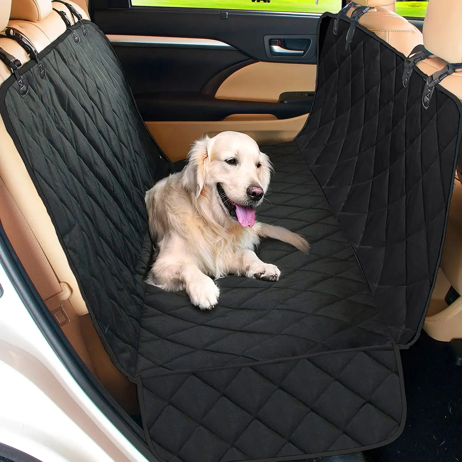 Dog Car Seat Cover Waterproof Rear Back Seat Pet Dog Travel Mat