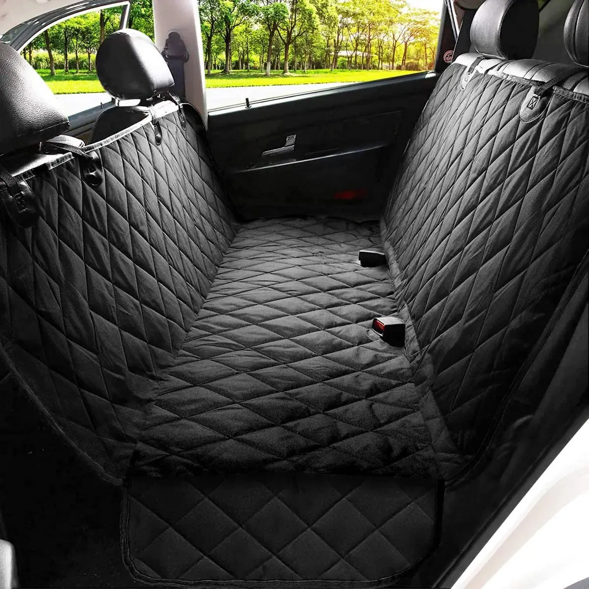 Dog Car Seat Cover Waterproof Rear Back Seat Pet Dog Travel Mat