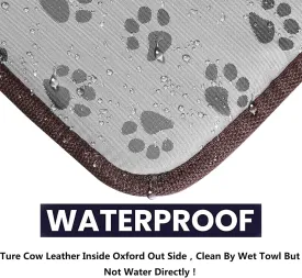 Dokinfish Pet Heating Pad, Electric Dog and Cat Thermal Mat,Adjustable Temperature Warming Heated Cat Bed,with Automatic Shut-Off Timer,Easy to Clean Waterproof Anti-Chewing Cord (19" Grey Cover)