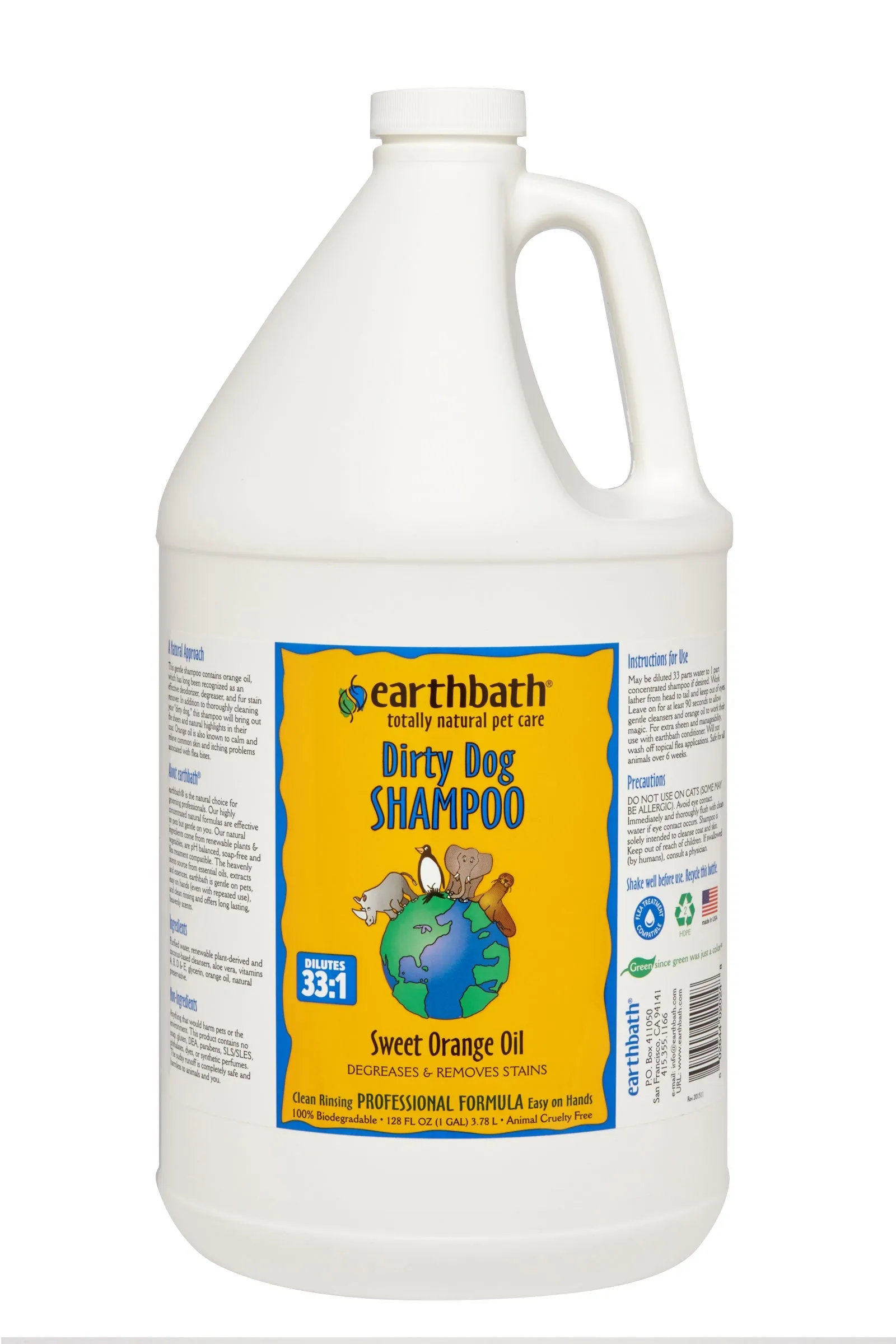 Earthbath - Sweet Orange Oil Degrease for Dirty Dogs