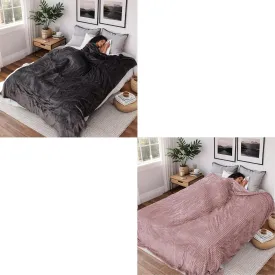 Electric Heated Blanket Cozy Flannel Full Size 72''x84''