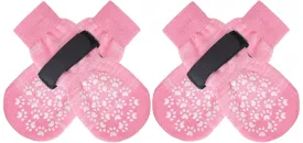 EXPAWLORER Anti Slip Dog Socks to Prevent Licking Paws, Dog Shoes for Hot Pavement, Dog Booties for Small Medium Large Senior Dogs, Traction Control Dog Boots & Paw Protectors for Hardwood Floors