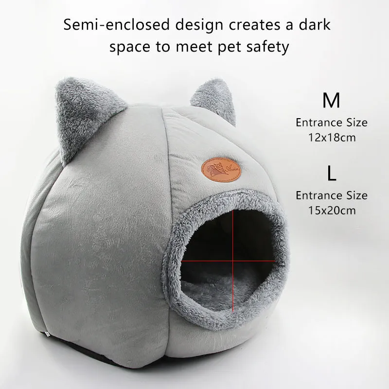 Funki Buys | Pet Beds | Cat Beds | Cozy Soft Cat Cave Houses