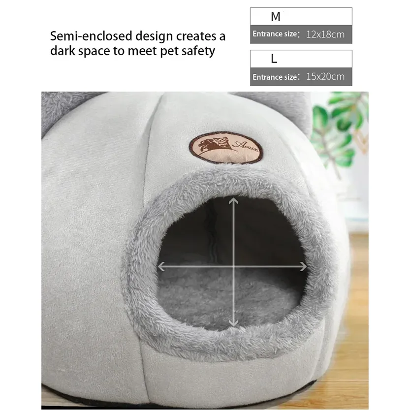 Funki Buys | Pet Beds | Cat Beds | Cozy Soft Cat Cave Houses