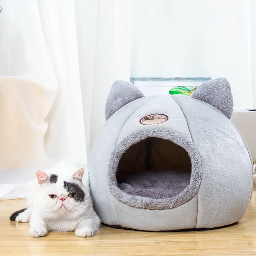 Funki Buys | Pet Beds | Cat Beds | Cozy Soft Cat Cave Houses