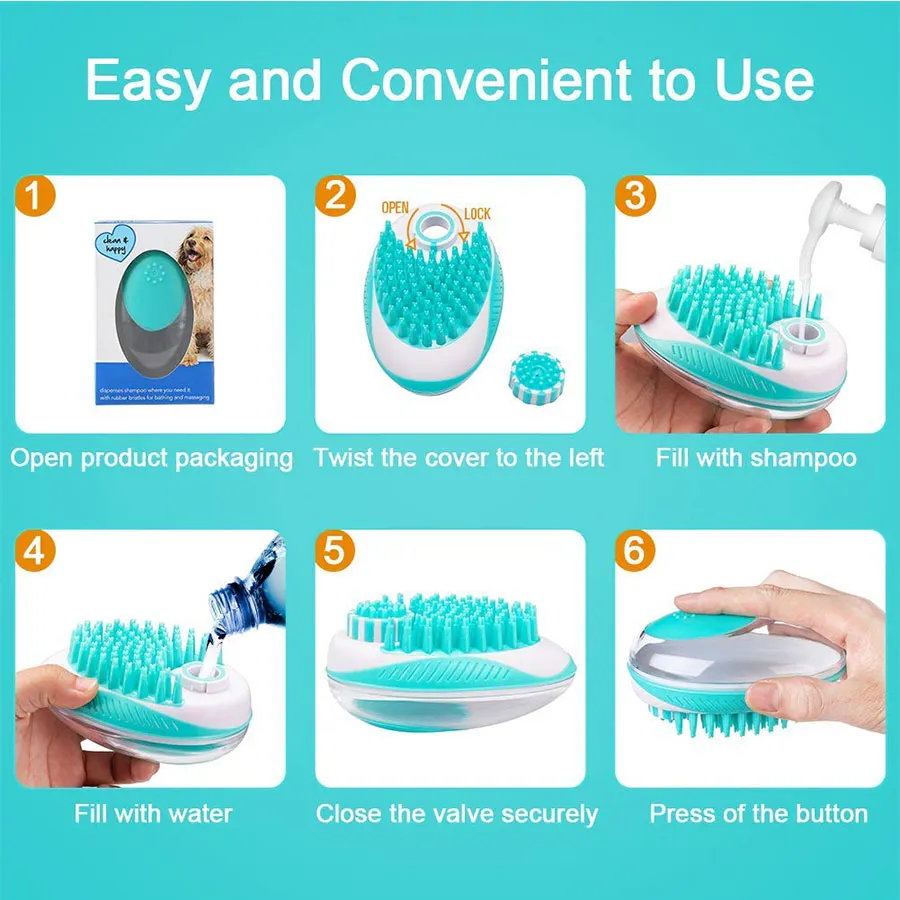 Funki Buys | Pet Scrubbers | Dog Bathtime Shampoo Washers