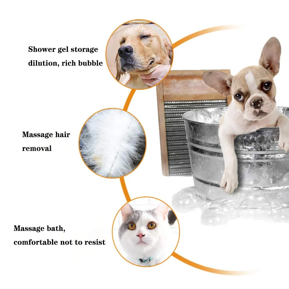 Funki Buys | Pet Scrubbers | Dog Bathtime Shampoo Washers