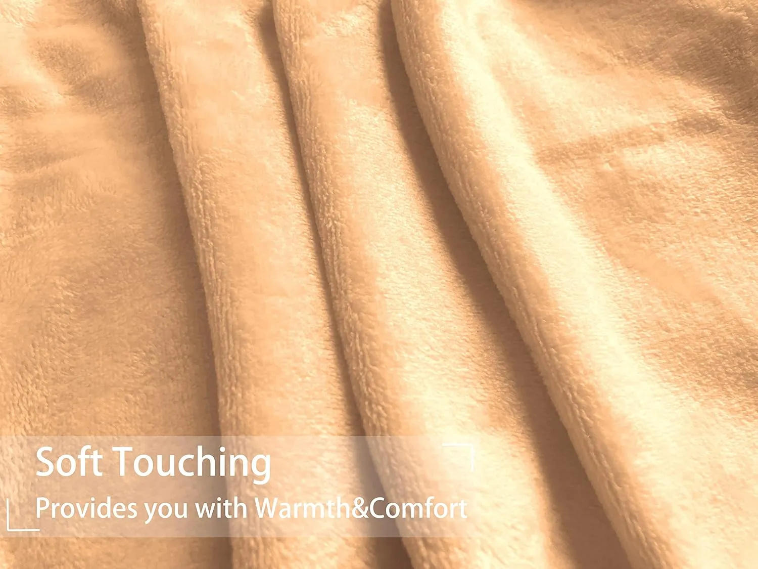 iMaylex Soft Puppy Flannel Fleece Blanket for Pet Dog Cat, Plush Microfiber, Cozy and Lightweight, Camel, Pet, 19 x 27 inch (50 x 70 cm)