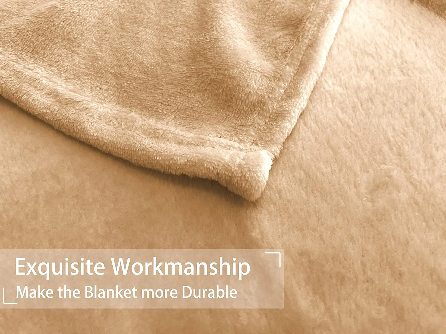 iMaylex Soft Puppy Flannel Fleece Blanket for Pet Dog Cat, Plush Microfiber, Cozy and Lightweight, Camel, Pet, 19 x 27 inch (50 x 70 cm)