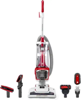Kenmore DU2015 Bagless Upright Vacuum Lightweight Carpet Cleaner with 10Hose, HEPA Filter, 4 Cleaning Tools for Pet Hair, Hardwood Floor, Red