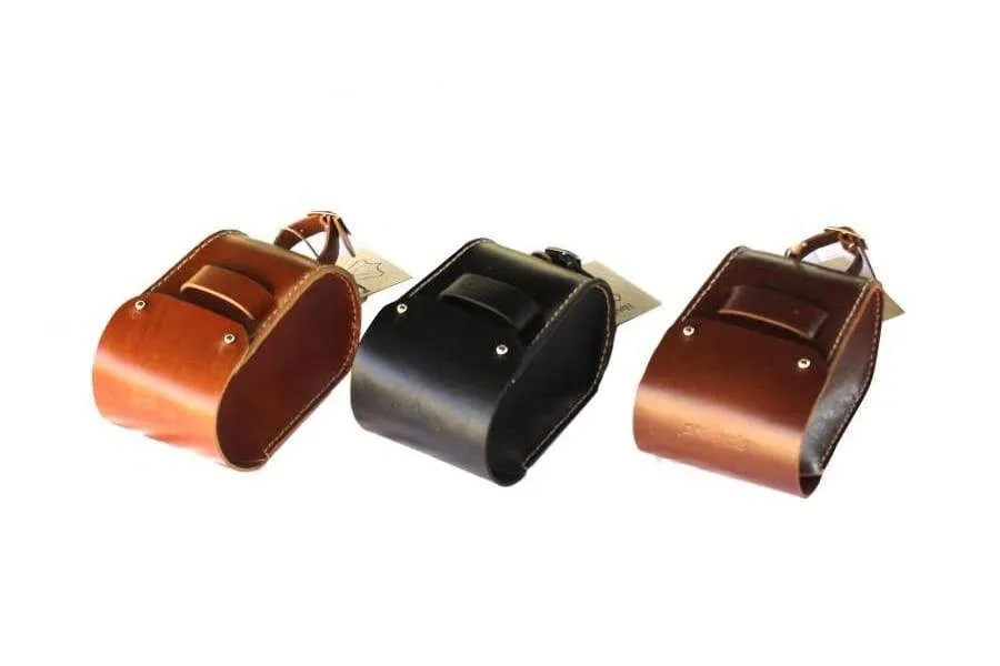 Leather Bicycle Saddlebag - Small