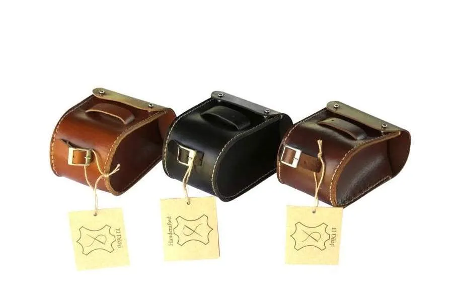 Leather Bicycle Saddlebag - Small