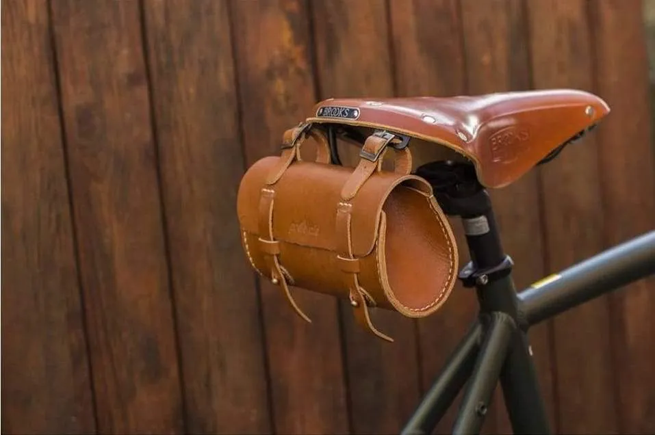Leather Bicycle Saddlebag