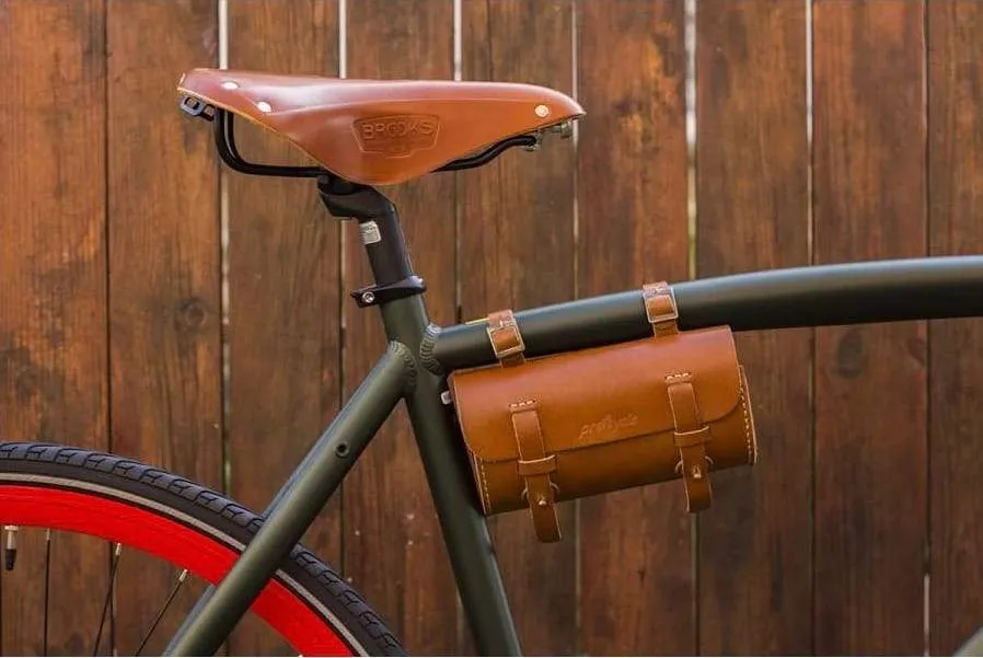 Leather Bicycle Saddlebag