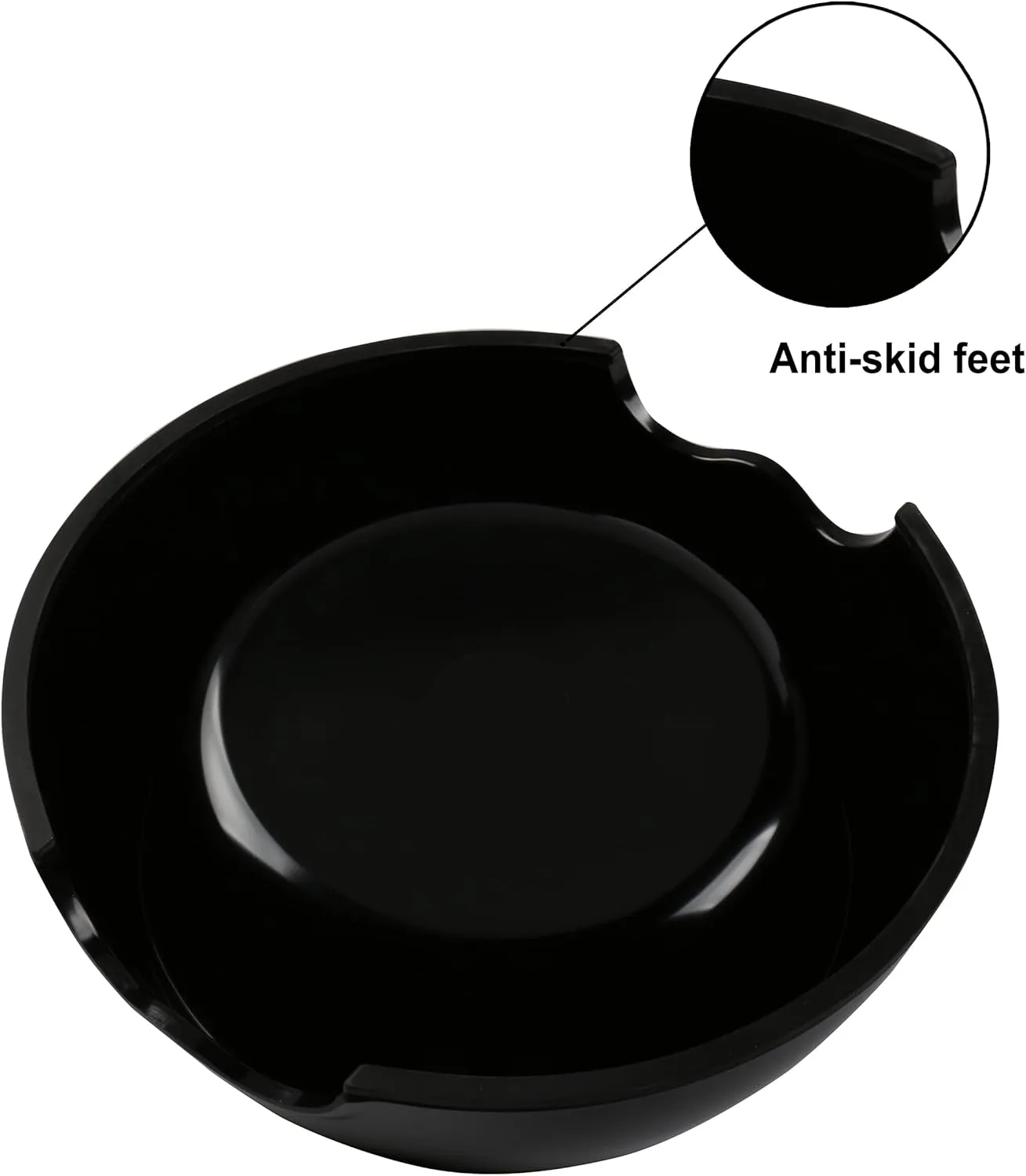 M&BGWPP Melamine Plastic Dog Food Bowl, Non Skid BaseAnti-Slip Pet Feeder Bowls, 2-in-1 Removable Stainless Steel Pet Feeder Holder for Dogs and Cats (28oz 8.66in*2.83in, Black)