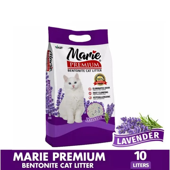 Marie Premium Bentonite Cat Litter (10 Liters)
