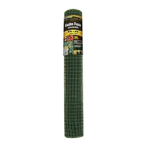 Midwest Air 889252A 4' x 50' Green Plastic Garden Fence - Quantity of 2