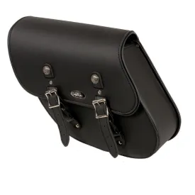 Milwaukee Leather SH638 Black PVC Medium Size Left Side Swing Arm