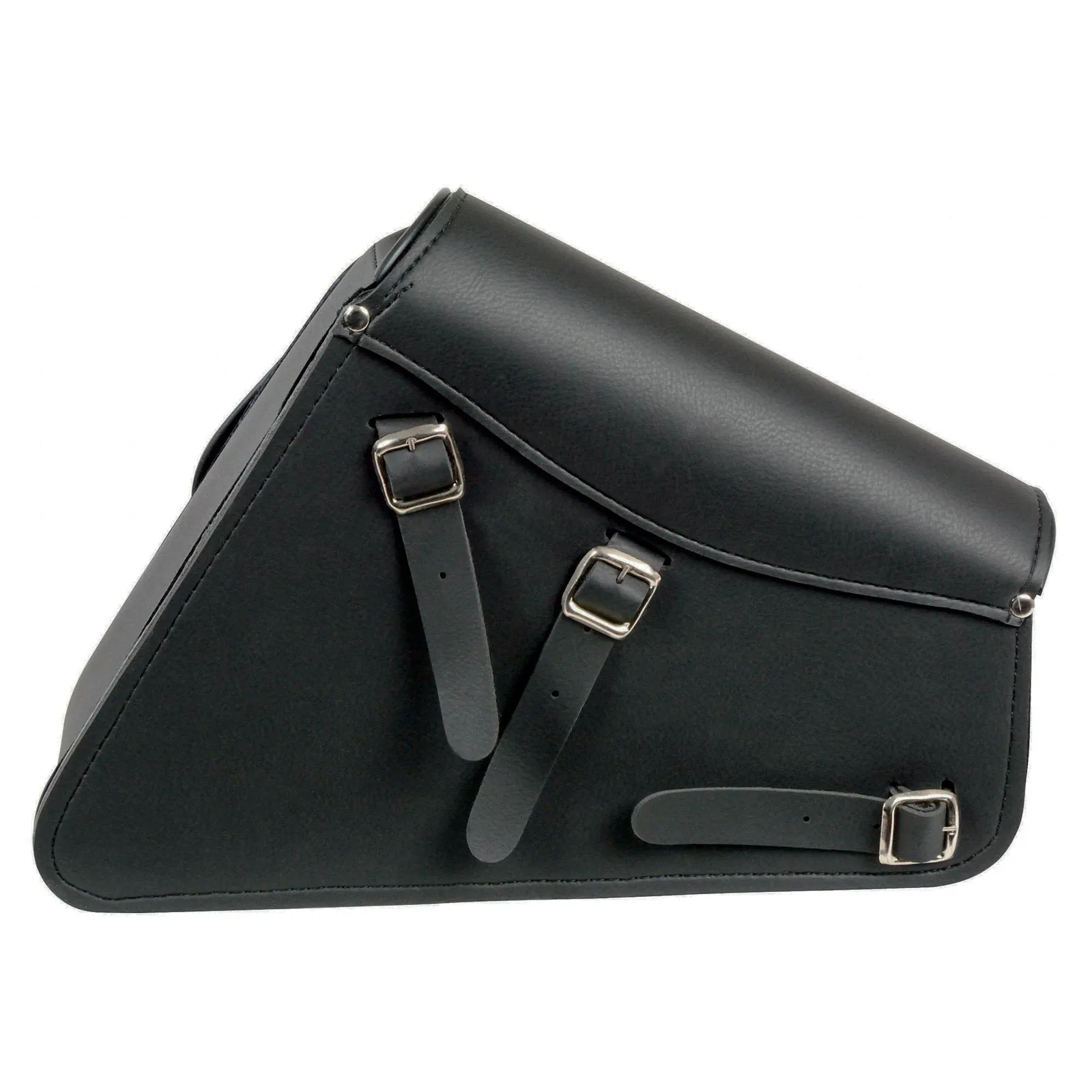 Milwaukee Leather SH639 Black Right Side Heavily Slanted PVC Swing Arm