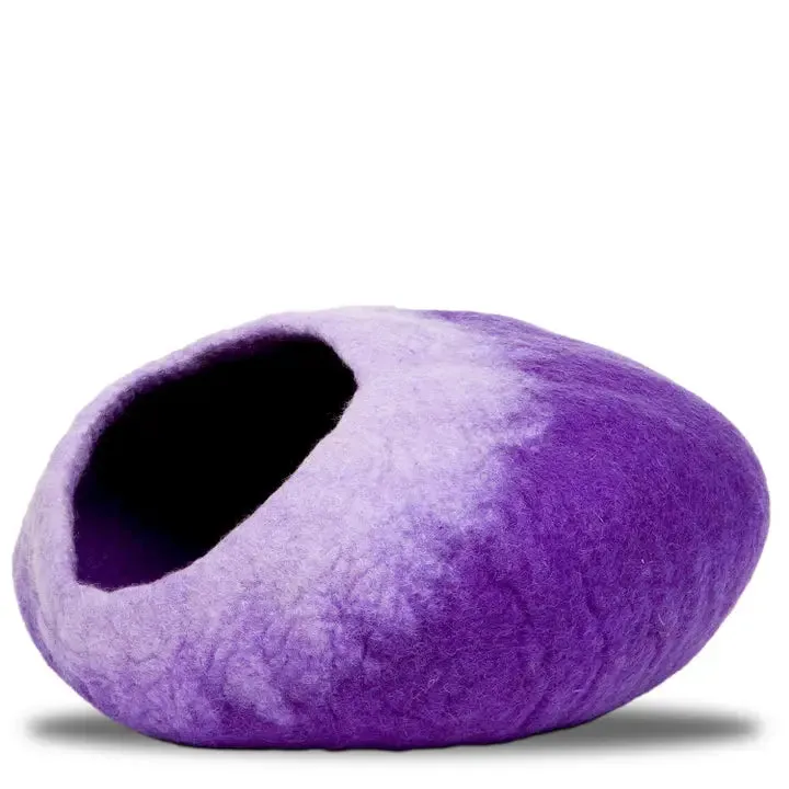 Ombre Wool Pet Cave, Purple